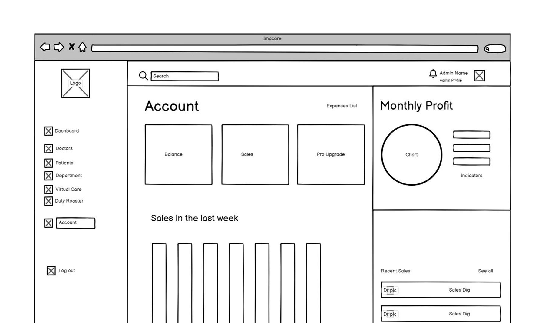 Wireframe Example 1