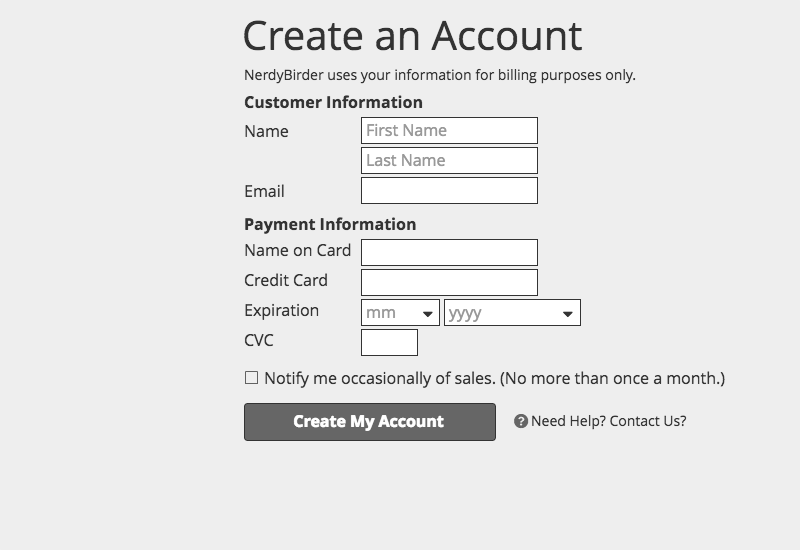Example with everything close together